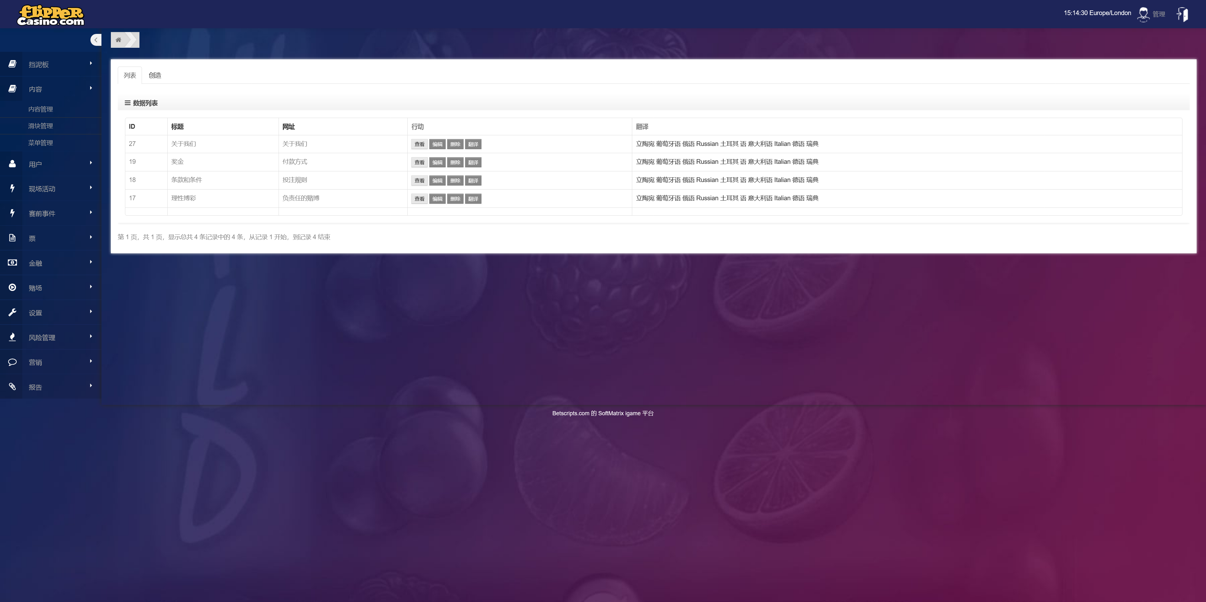 Casino多语言海外电子游戏/老虎机百家乐水果机赛马3D足球/46种游戏+游戏控制+手机电脑自适应/前端html+后端PHP/带完整搭建教程插图19