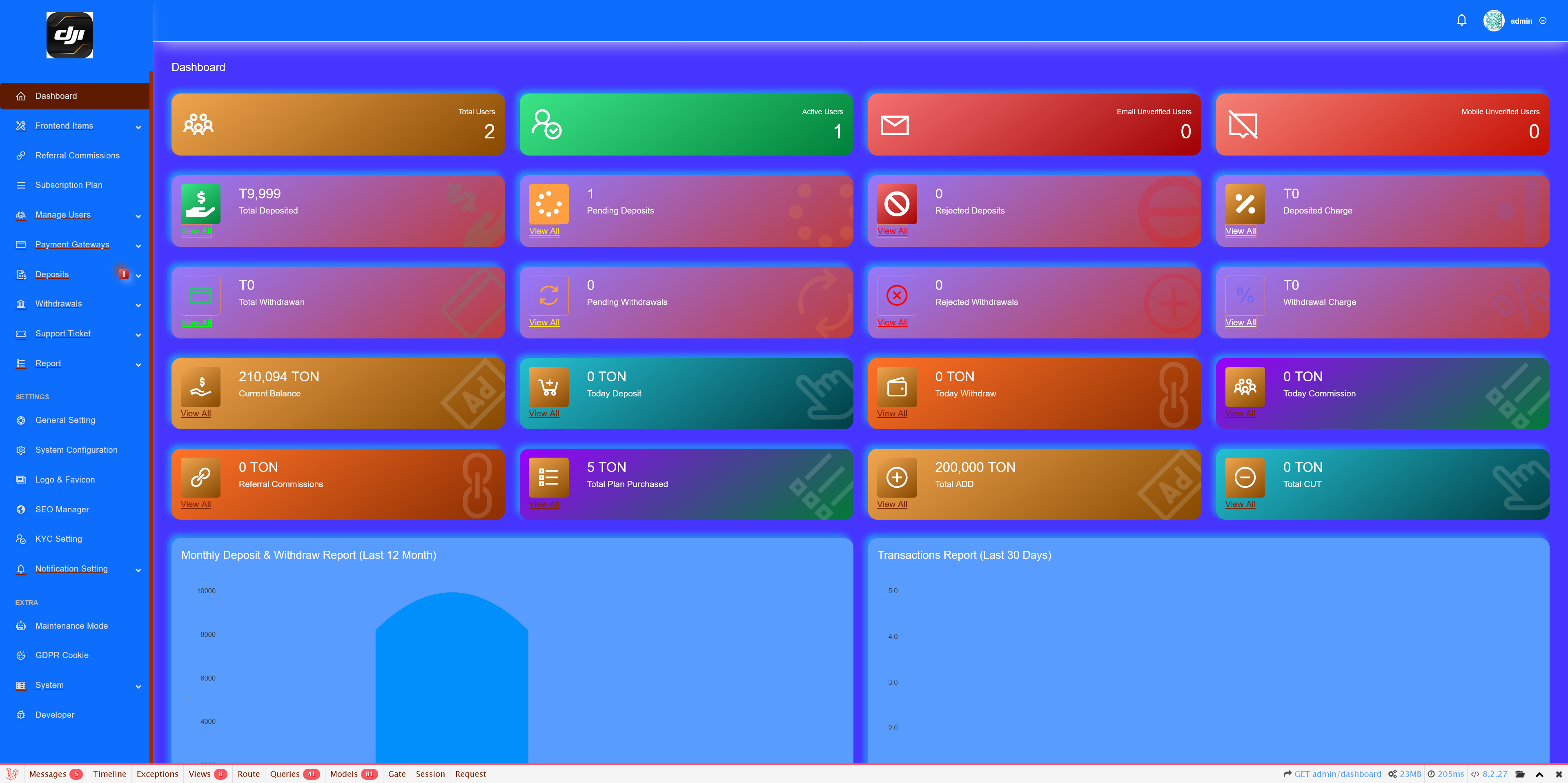 TIMI-TON海外投资理财源码/区块链投资理财系统/前端html+后端php+搭建教程插图6