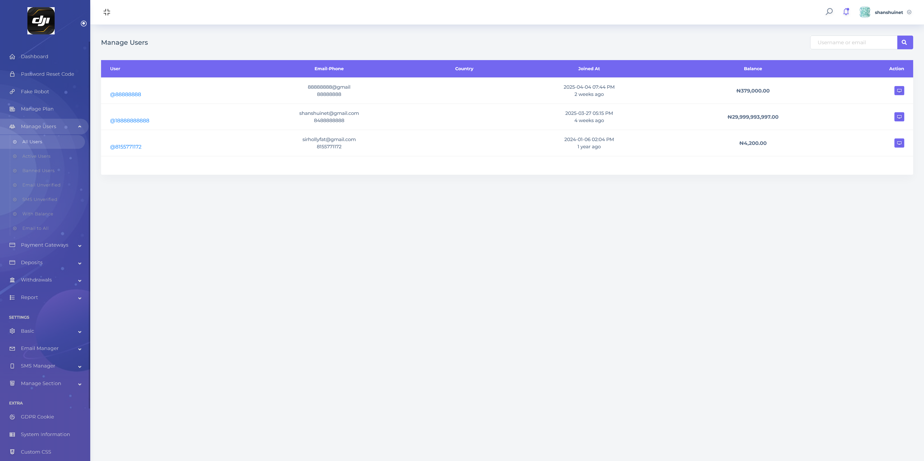 GMG海外大疆无人机投资理财源码/前端html+后端php+搭建教程插图8
