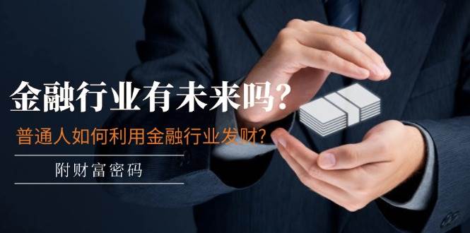 某付费文章：金融行业有未来吗？普通人如何利用金融行业发财?(附财富密码)-各种盘口搭建,软件开发,维护,定制