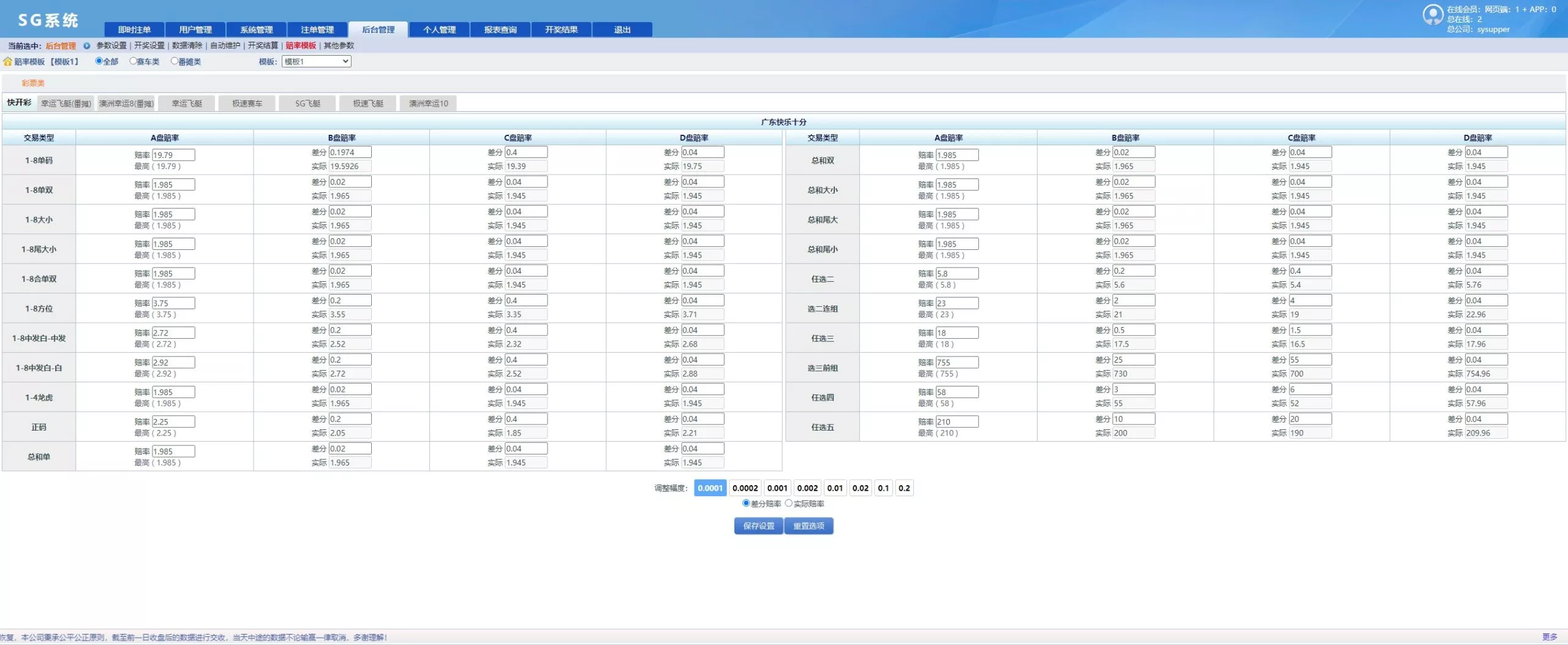 【NET版本SG138】多彩种带番摊+多平台管理+可独立分配+智能控杀插图33