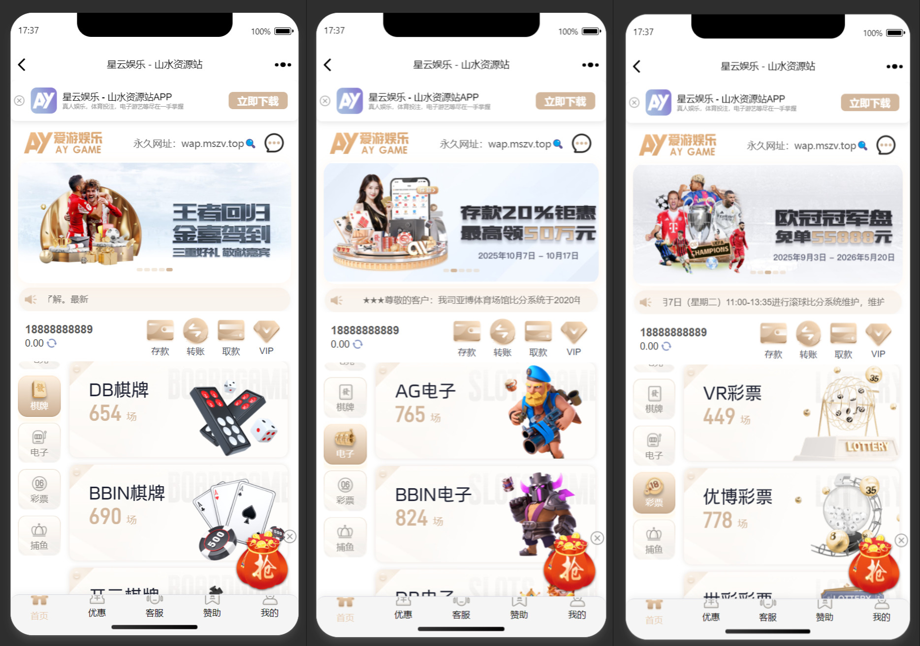 美盛系列包网模板爱游+搭建教程插图3