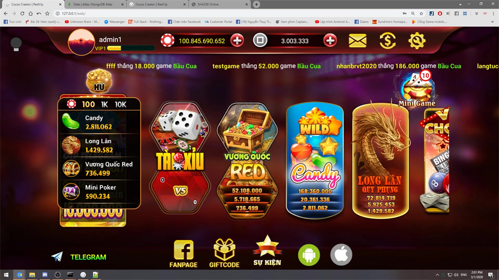 cocos超精美越南电玩游戏3套UI拉霸竞猜带控制纯源码非组件 搭建视频教程插图13