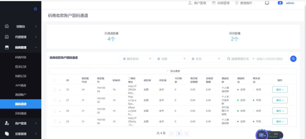 免签约支付云码市面上过万的程序源 码聚合自动码商代理插图3
