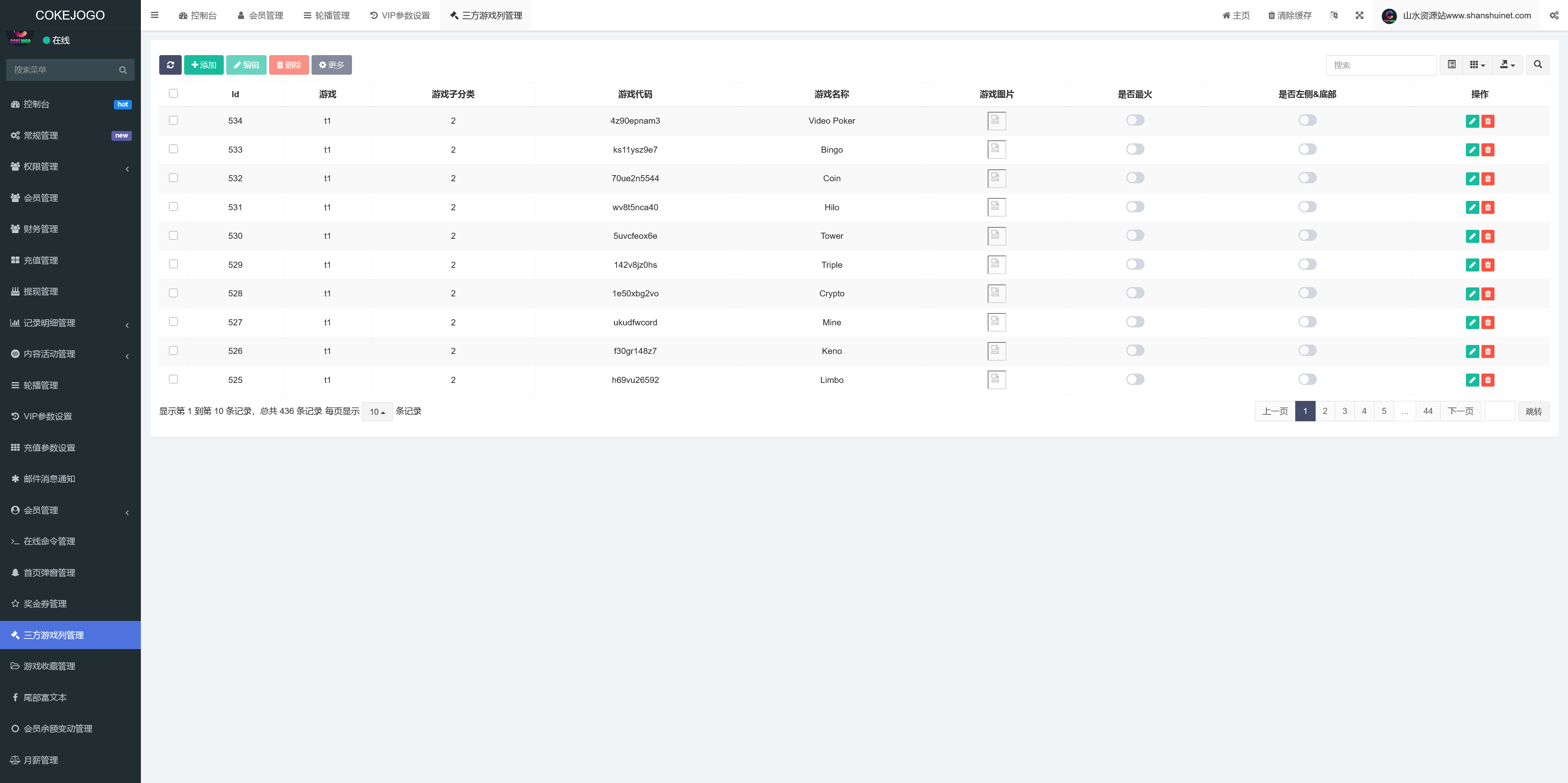 Cokejogo巴西pg电子游戏源码/海外老虎机电子游戏/前端vue编译后+后端PHP/修复图片资源失效+搭建教程插图11