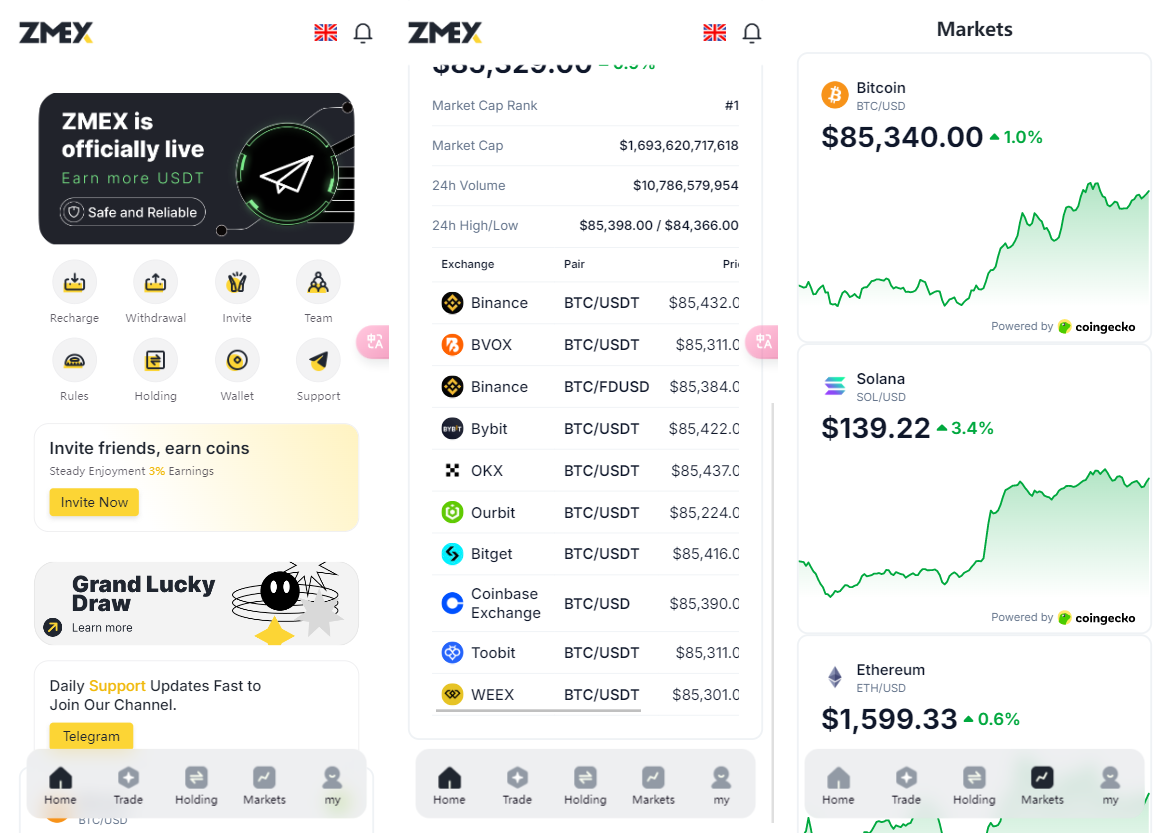 海外版UI精美AI量化区块链系统-各种盘口搭建,软件开发,维护,定制