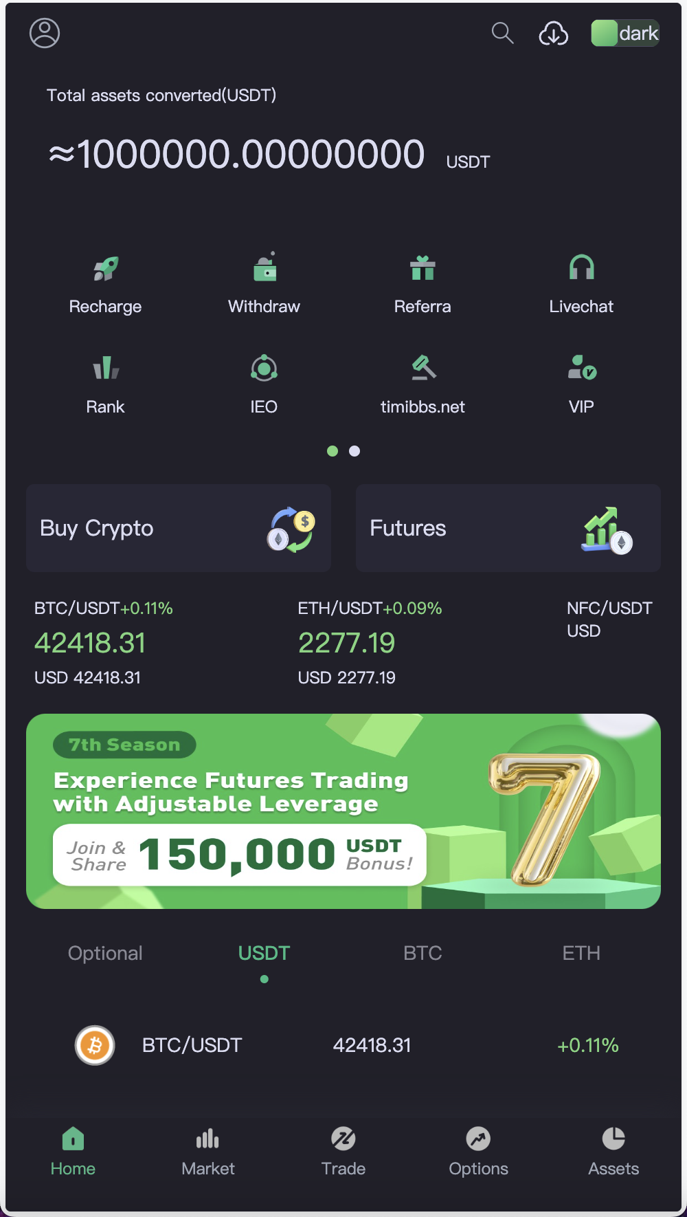 Bitgo多语言交易所/15国语言交易所/合约交易+币币交易+矿机+期权交易+申购+风控/前端wap编译后+搭建教程插图2
