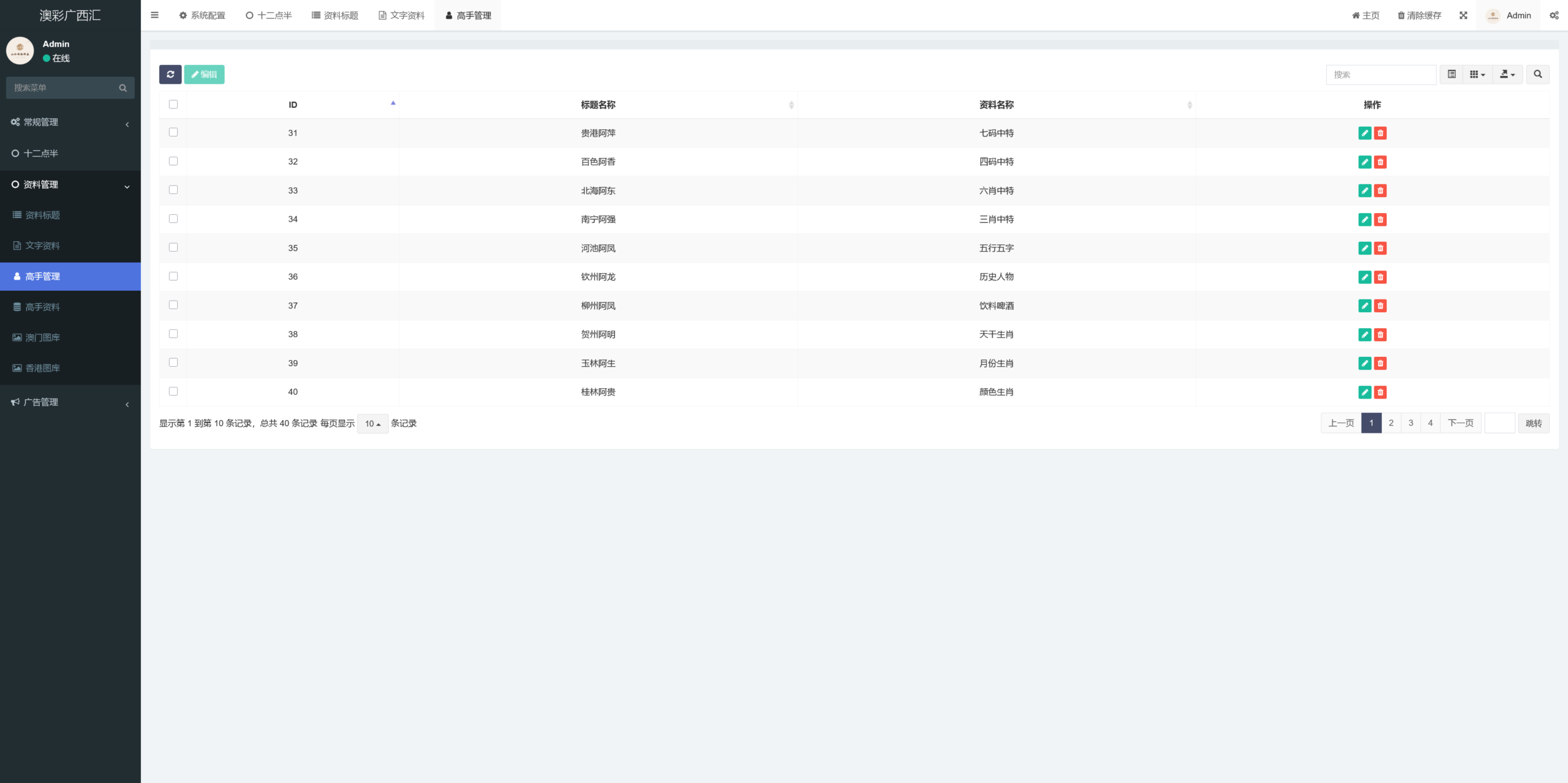 澳彩广西汇六合彩资料网/前后端开源/电脑手机自适应/私彩资料+搭建教程插图11
