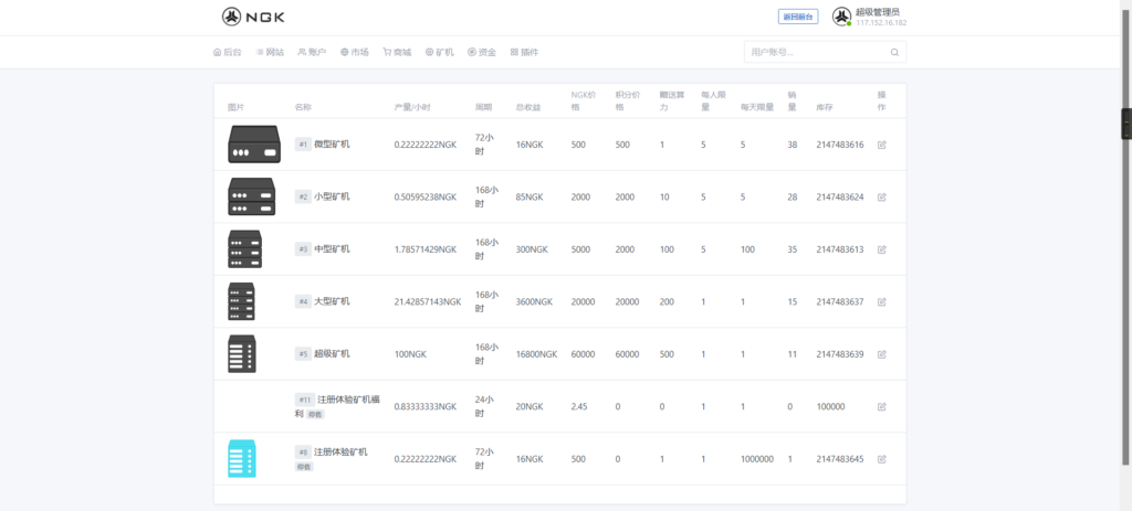 最新NGK区块链源码 NGK矿机挖矿源码 NGK公链程序 数字钱包点对点交易模式 算力插图2