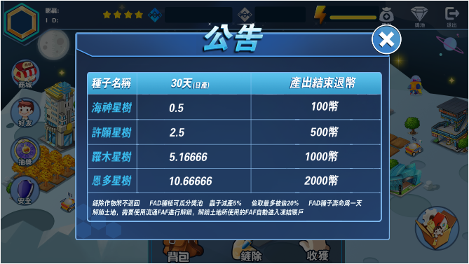 FAF区块链手游 数字钱包 集成游戏、矿机、农场插图7