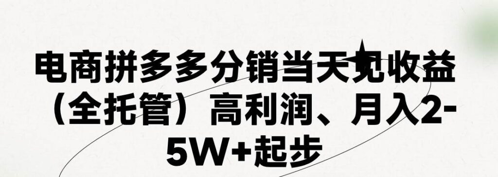 最新拼多多模式日入4K+两天销量过百单，无学费、 老运营代操作、小白福利-各种盘口搭建,软件开发,维护,定制
