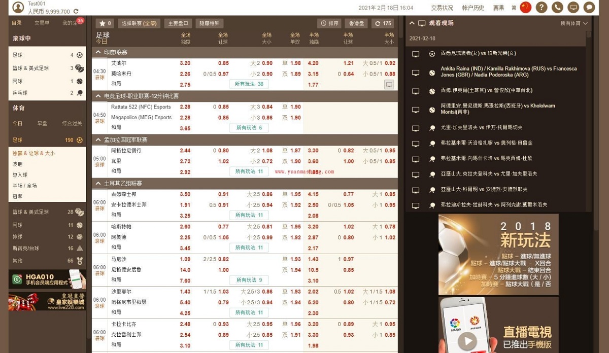 老版皇冠系统足球信用盘源码附带搭建教程-各种盘口搭建,软件开发,维护,定制