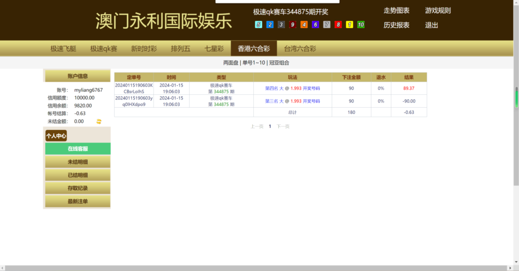 天恒二开信誉盘系统源码/六合彩/七星彩/现金盘口插图2