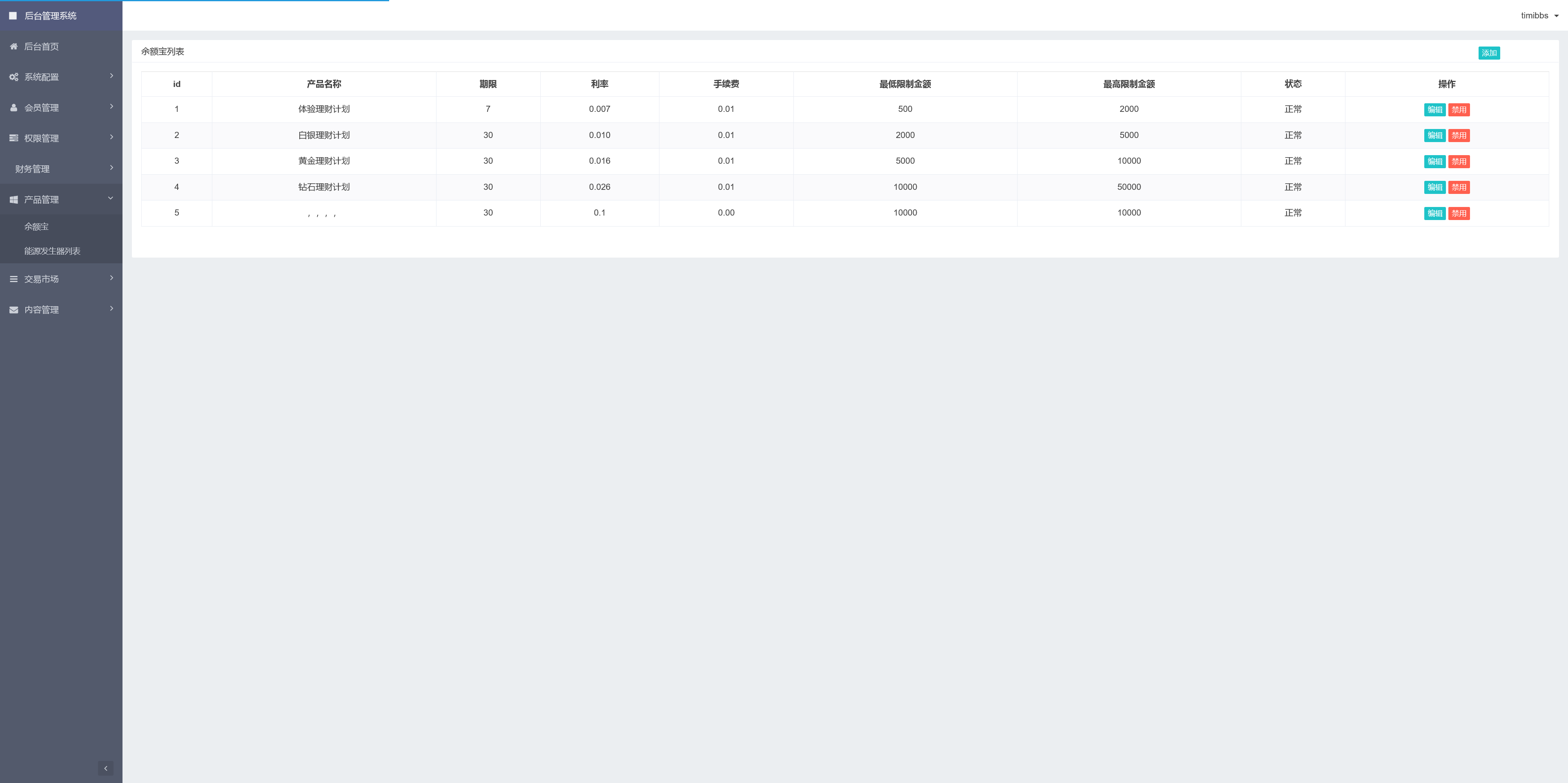 GRC晶盒能源云算力矿机理财系统/区块链云算力矿机/虚拟币交易市场/Grcnyst云算力矿机/余额宝理财/前端html+后端PHP+搭建教程插图14