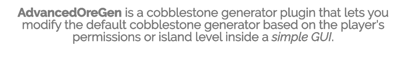 ✅ Skyblock️ ✨ 的 AdvancedOreGen ⛏️ 随机矿石 [50% 折扣！1.6.64插图3