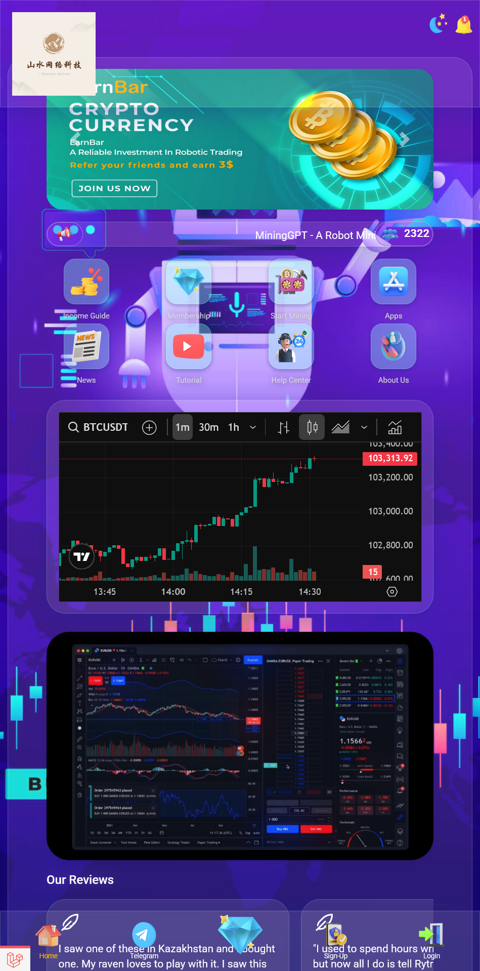 Mega Mining GPT机器人挖矿平台/海外挖矿理财投资程序源码+搭建教程-各种盘口搭建,软件开发,维护,定制