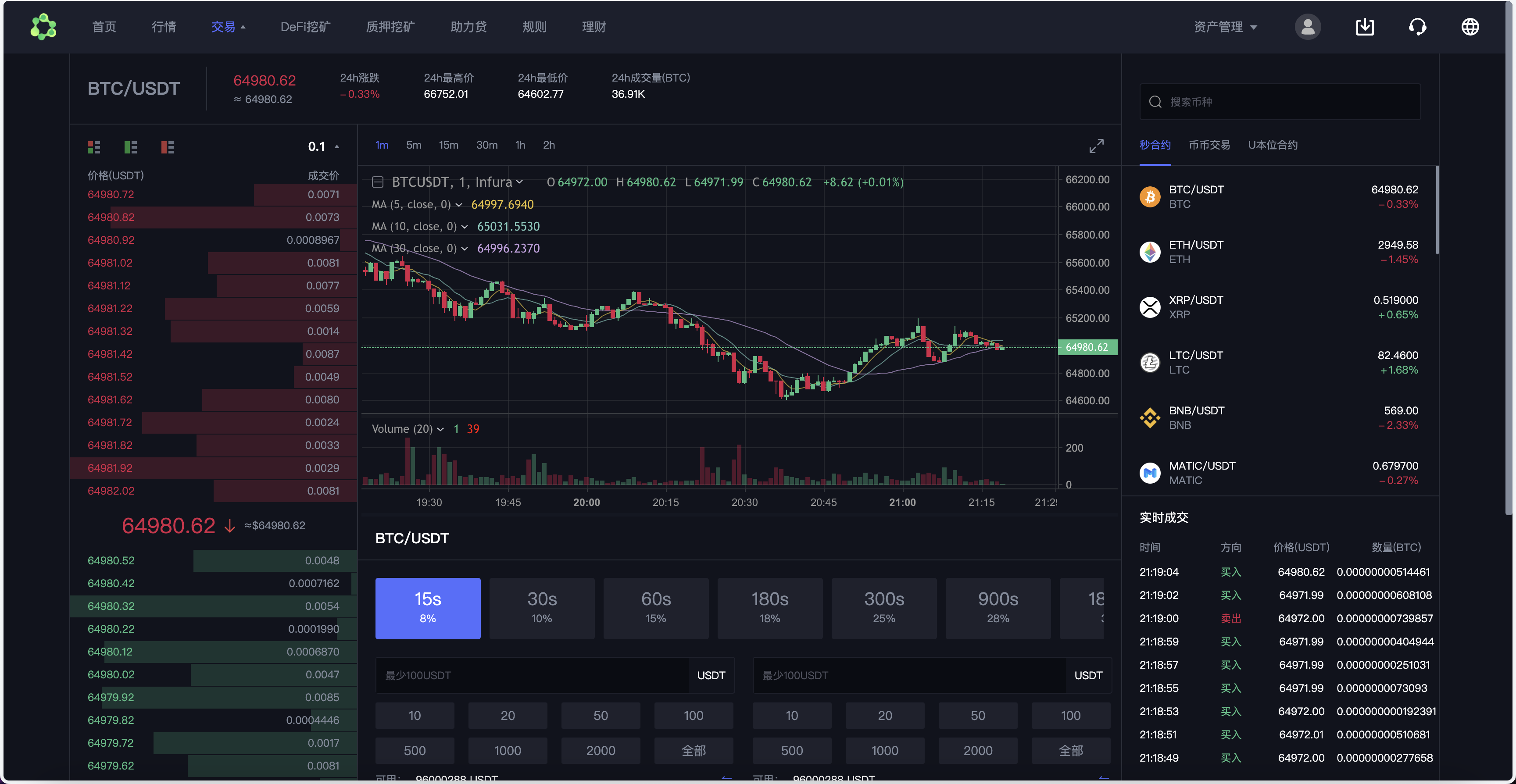 infuraX多语言Web3交易所源码/秒合约交易+币币交易+质押挖矿+DeFi挖矿+USDT理财+USDT借贷+U本位合约+Ai智能控盘/前端uniapp纯源码+后端Java+搭建教程插图12