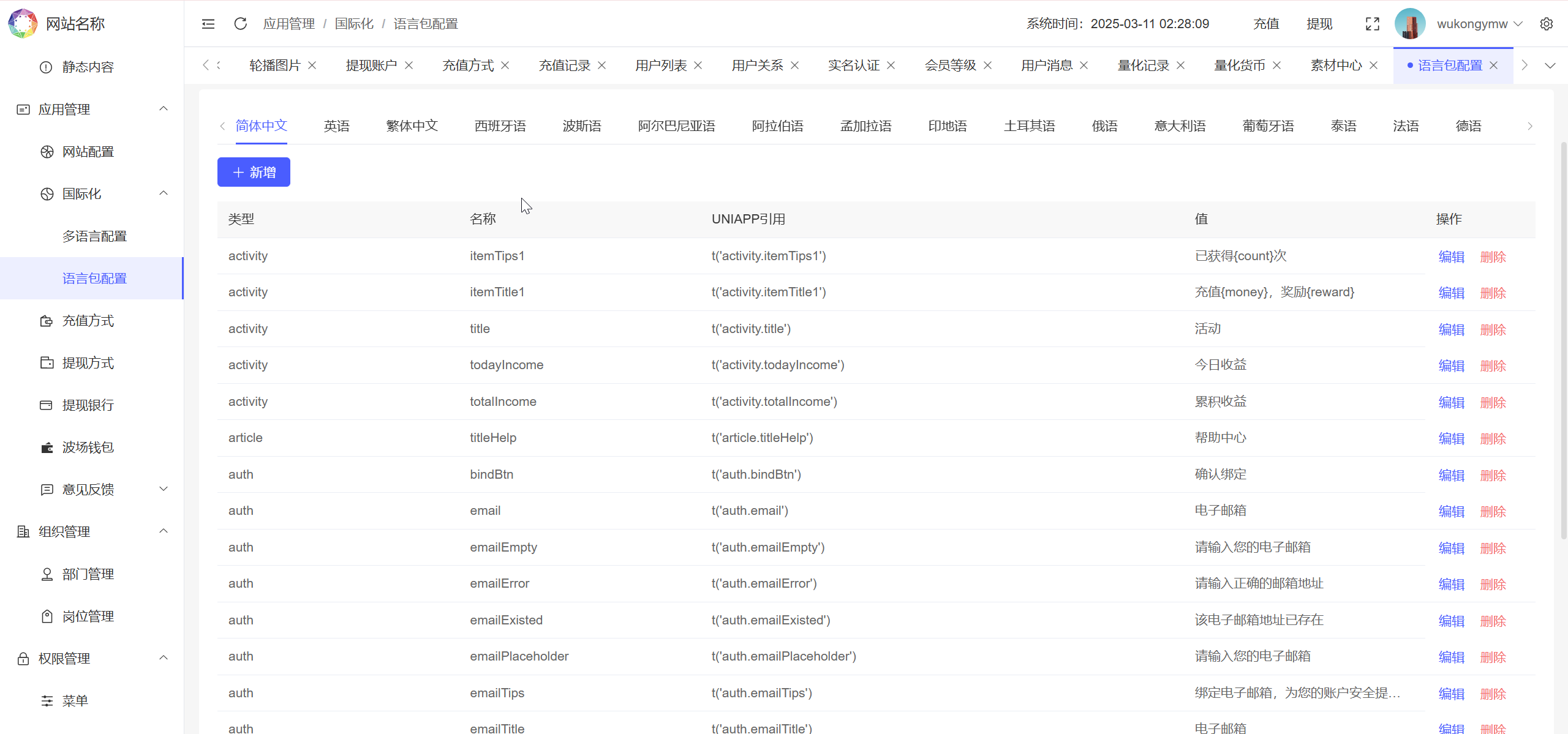 BDMarket多语言量化钱包投资理财源码/19种语言+虚拟币实时数据+3级分销+完整代理+谷歌验证器/前端uniapp纯源码+后端php+搭建教程插图14