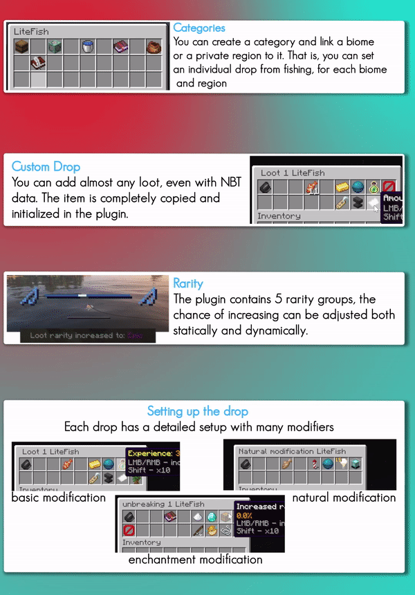 ⭐LiteFish⭐ [1.16 – 1.20]⚡锦标赛 新增 3.8.3 更新⚡插图1