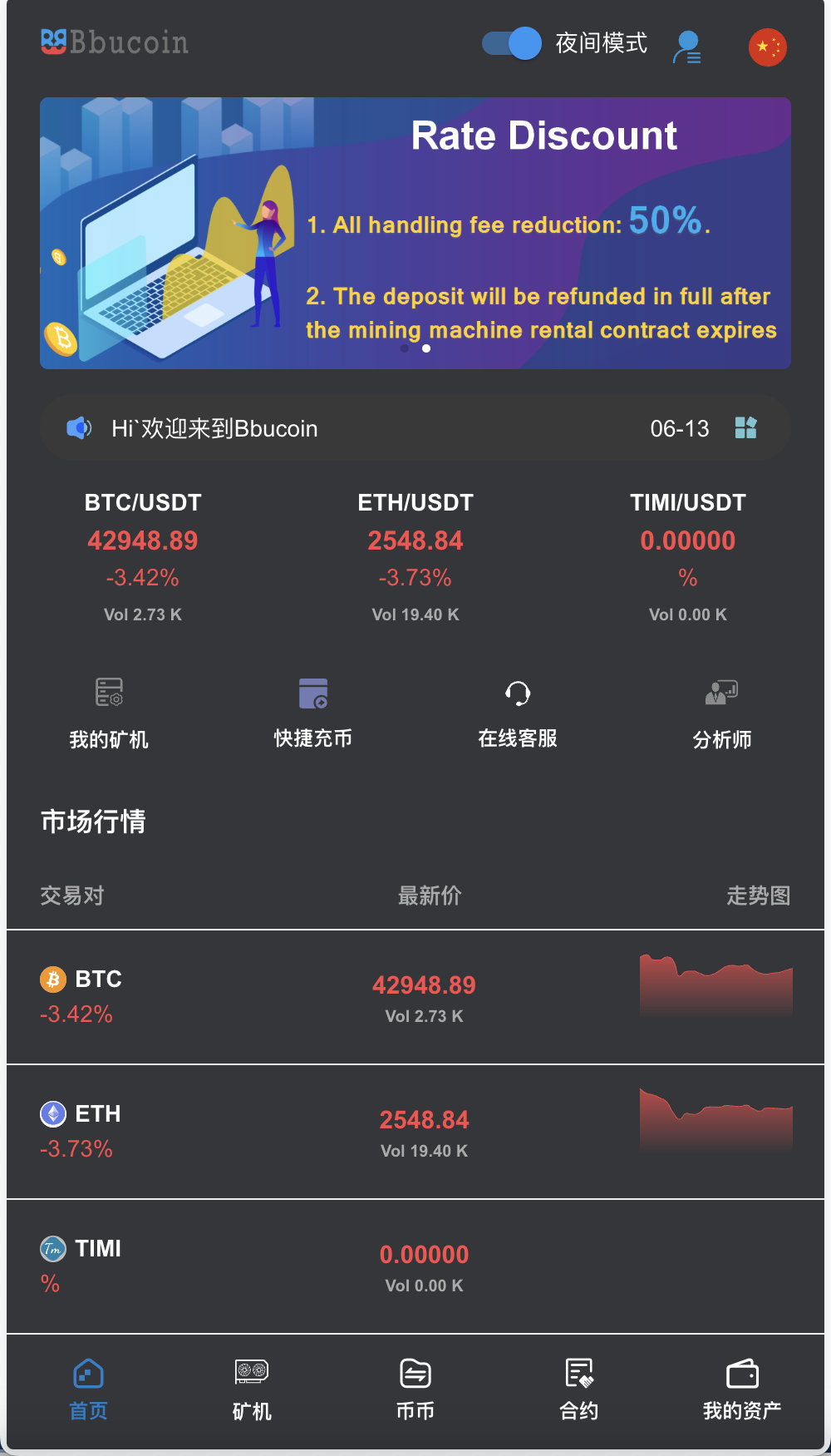 BBuCoin多语言交易所/币币交易+期权交易+秒合约交易+合约交易+机器人+平台币发行+行情控制+行情k线预设+跟投分析+完整教程-各种盘口搭建,软件开发,维护,定制