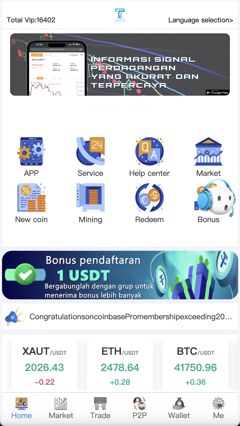 Tescopro多语言交易所源码/前端vue纯源码/秒合约交易+锁仓挖矿+币币交易+新币申购+P2P交易/k线行情自动化插图1